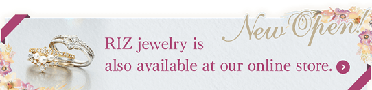 RIZ jewelry is also available at our online store.